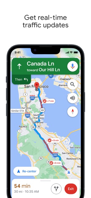 Χάρτες Google στο App Store