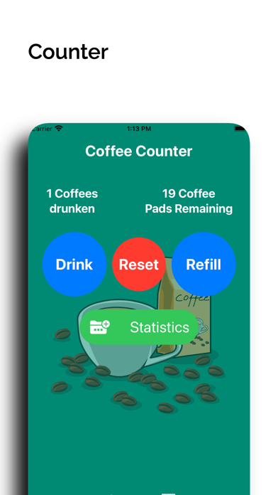 How much coffee Screenshot