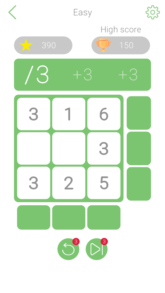 #3. Mathris - Number Puzzle Game (iOS) Podle: Nikita Ivanov