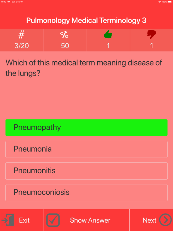 Pulmonology Medical Terms Quizのおすすめ画像3