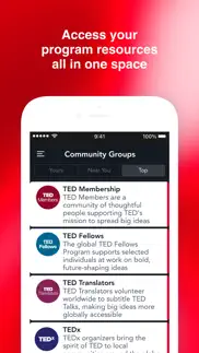 ted community iphone screenshot 4