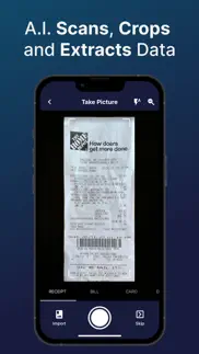 simplywise receipt scanner iphone screenshot 3