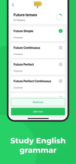 Game screenshot English Grammar Course -Tenses apk