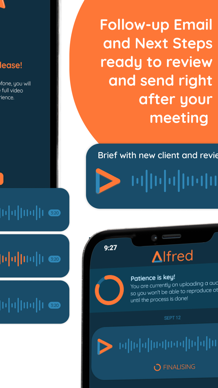 Alfred voice transcriptionAI