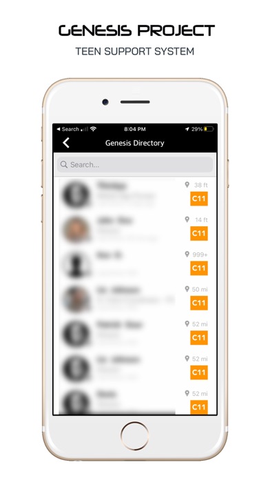 Genesis Project App Screenshot