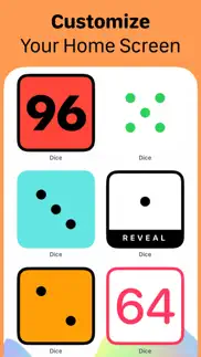 dice roll - interactive widget iphone screenshot 2