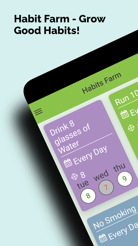 #1. Habit Farm - Track Progress (iOS) Bởi: Yui Lau