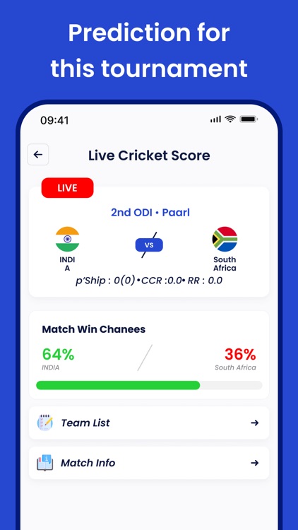 Live Cricket Score: Live Score screenshot-5