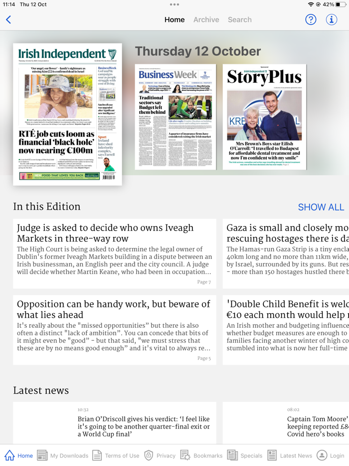 Irish Independent ePapers