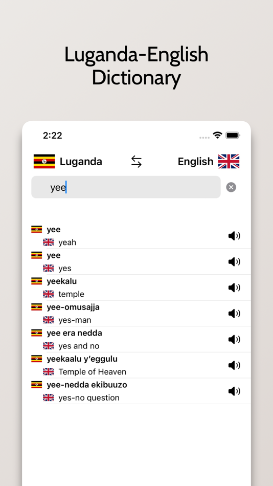 #4. Luganda-English Dictionary (iOS) Podle: FB PUBLISHING LLC