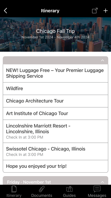 Travel e Concierge Screenshot