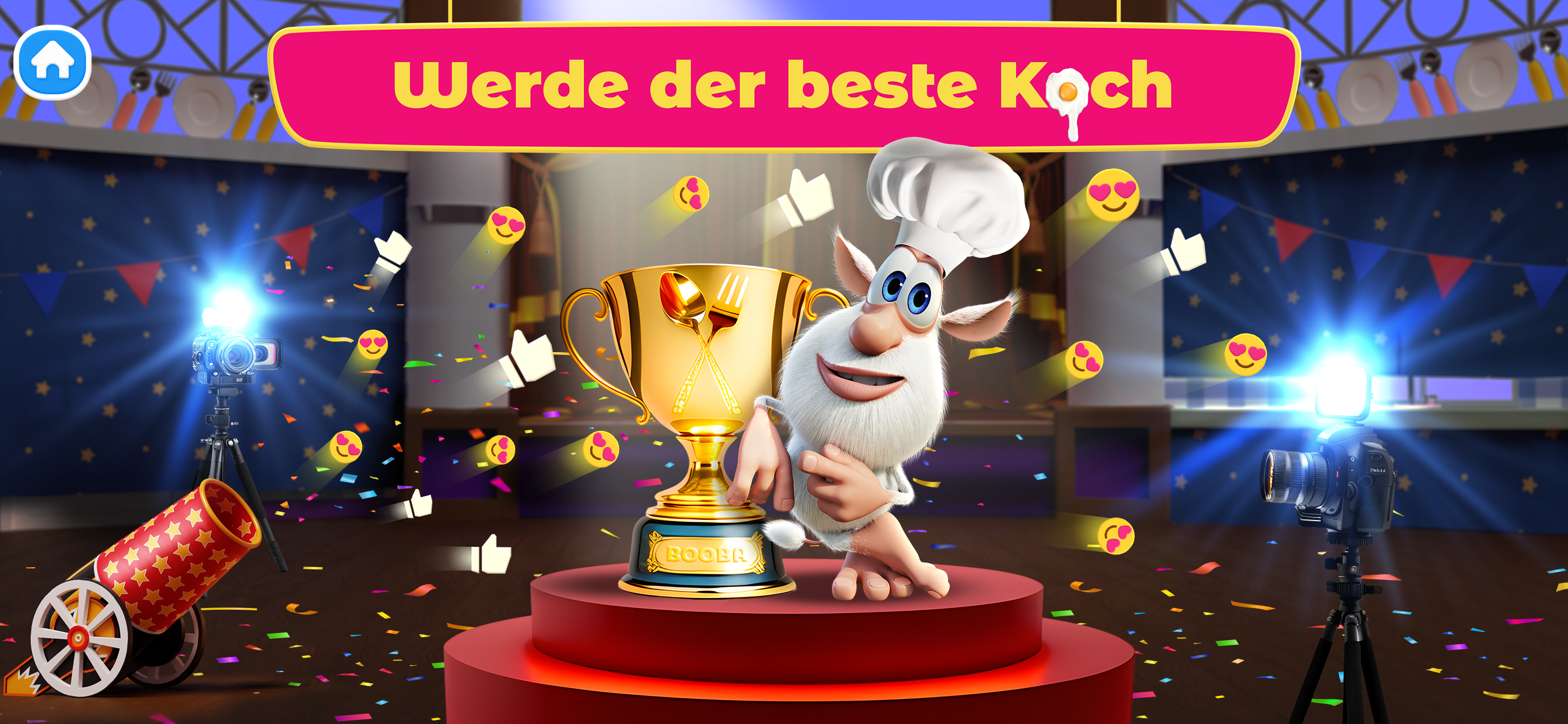 Booba Küchen: Kochen Spiele!