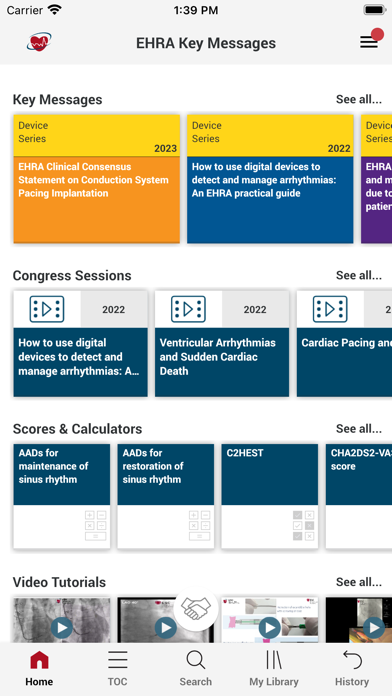 EHRA Key Messages Screenshot