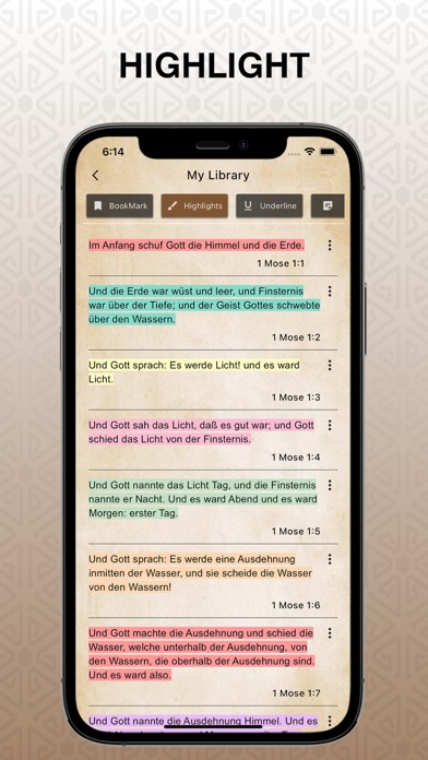 Elberfelder Bibel (German) Screenshot