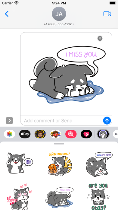 Pup Support Stickers Screenshot