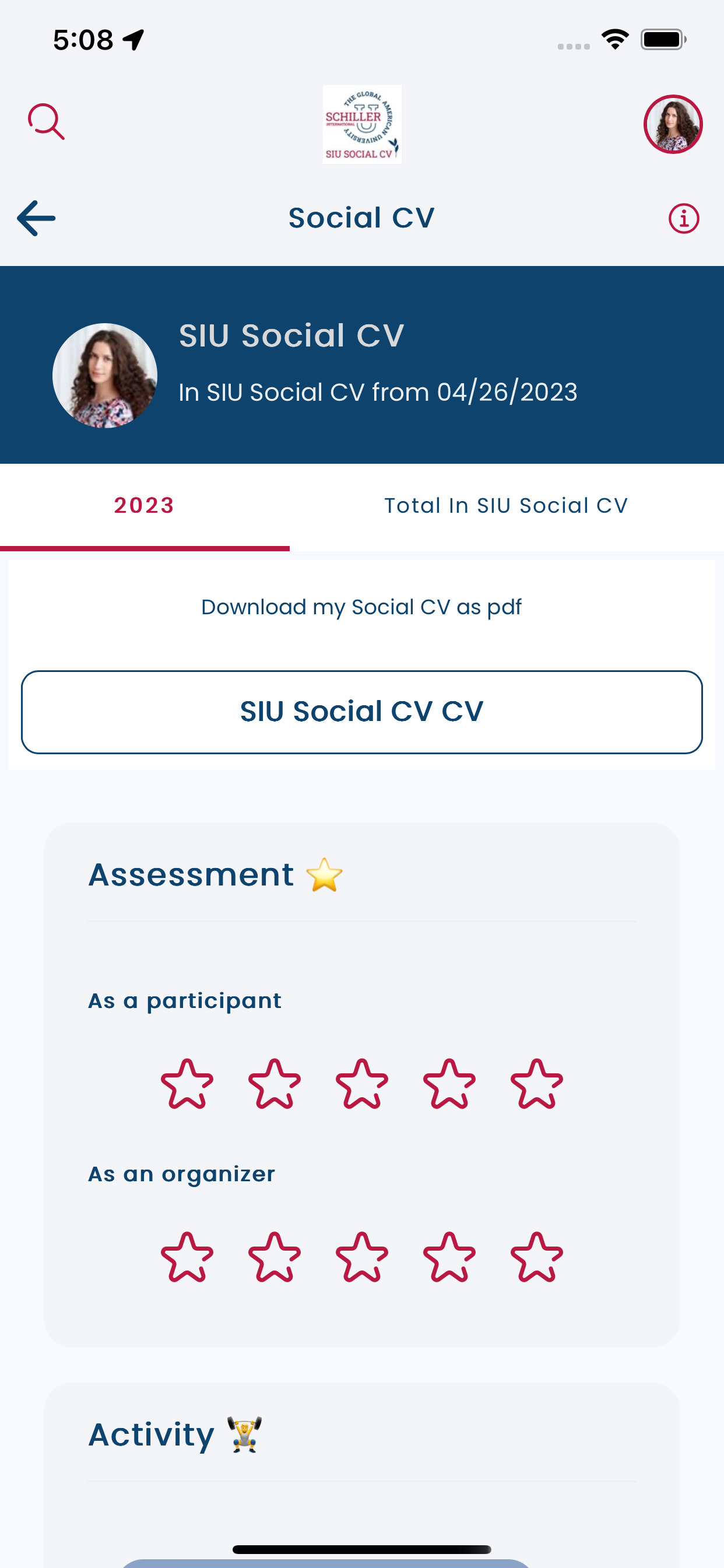 SIU Social CV