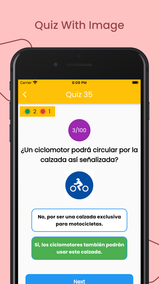 #4. Test de Conducir practica (iOS) By: Kantaben Gorasiya