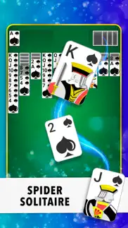 spider solitaire, card game iphone screenshot 1