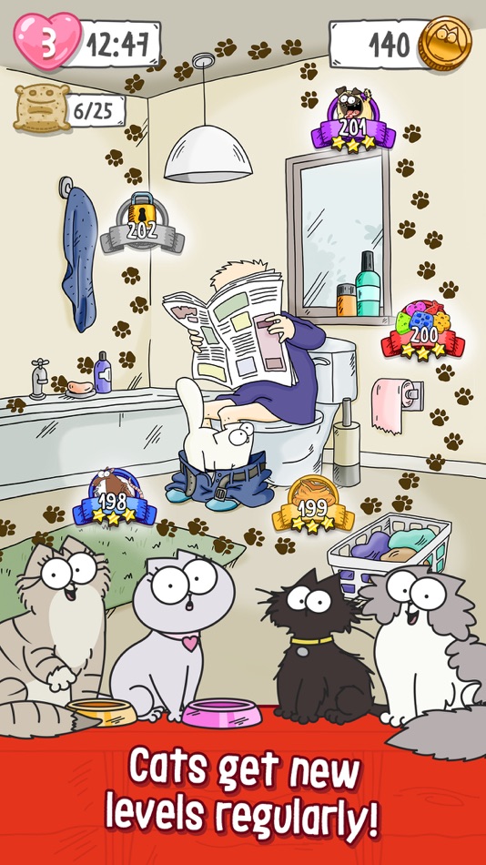 #3. Simon's Cat - Crunch Time (iOS) Podle: Tactile Games Limited