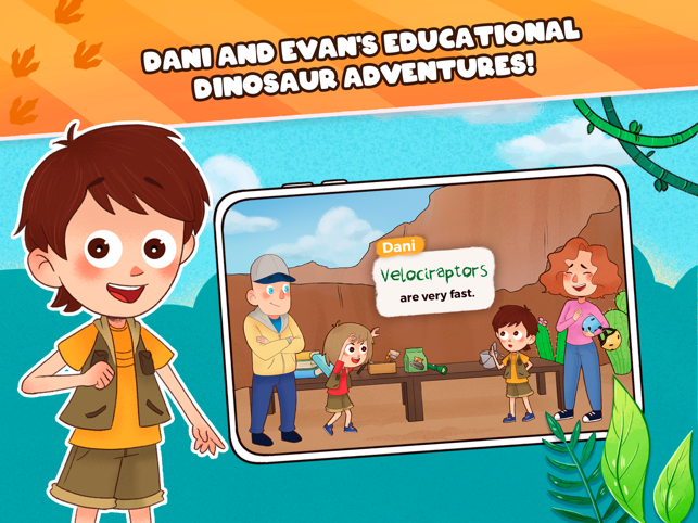 ‎Dani and Evan: Dinosaur books Screenshot