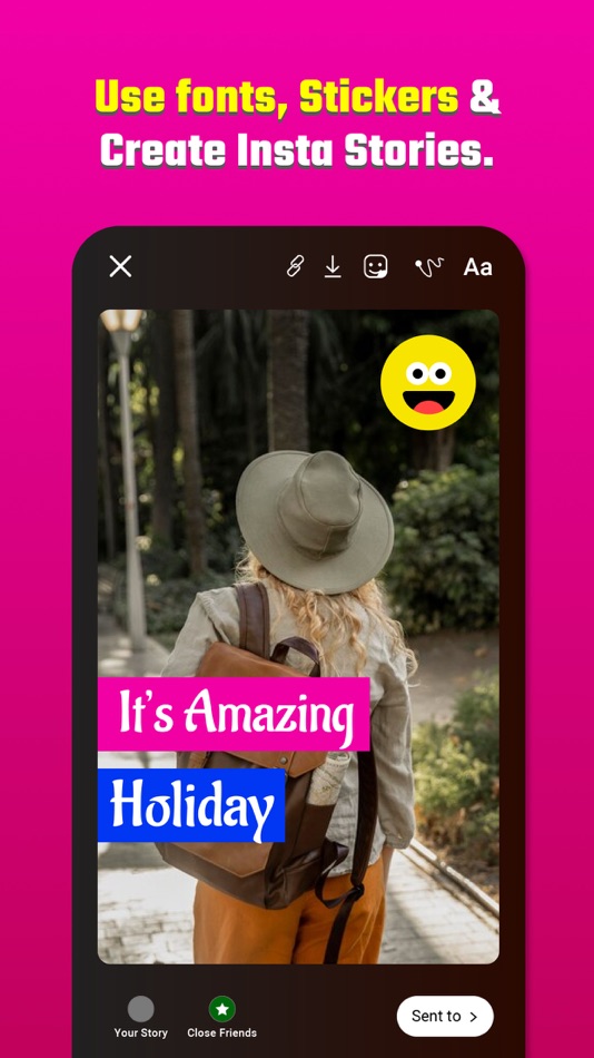 #5. Storyfont - Fonts Story for IG (iOS) Με: Patel Nishaben