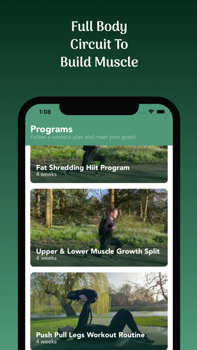 Backpack Workout Screenshot