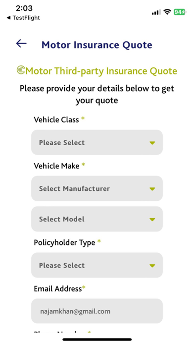 Cornerstone Insurance Plc Screenshot