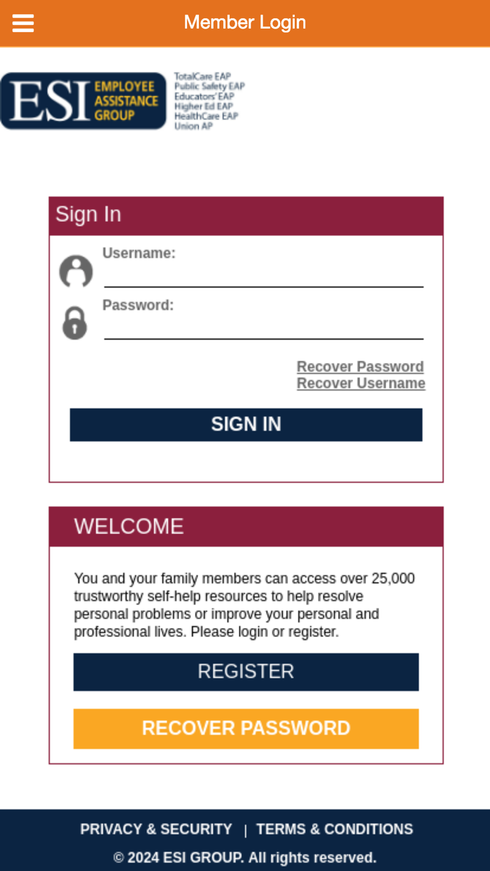 ESI Employee Assistance