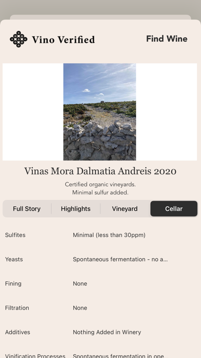 Vino Verified Screenshot