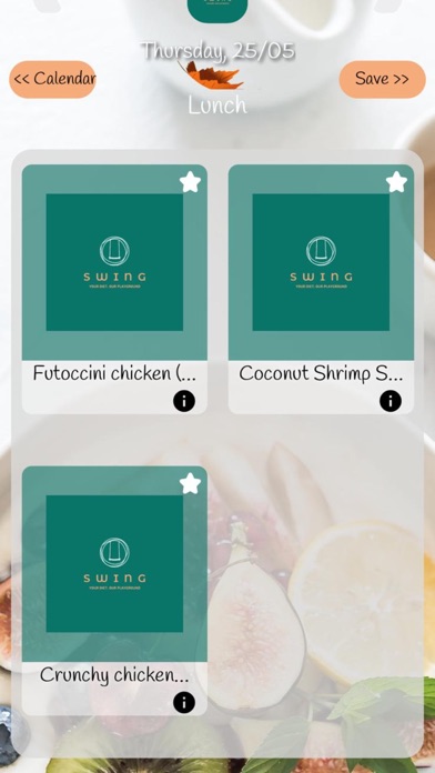 Swing Healthy Food Screenshot