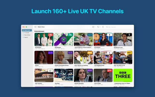 TV Launcher - Live UK Channels on the App Store