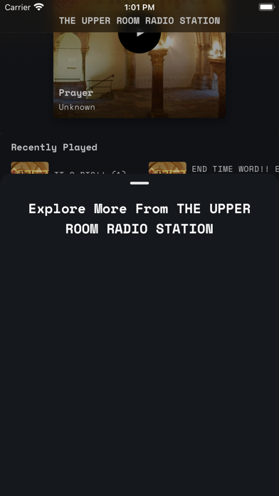 THE UPPER ROOM RADIO STATION Screenshot