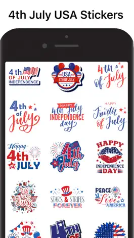 Game screenshot 4th Of July - USA Stickers apk