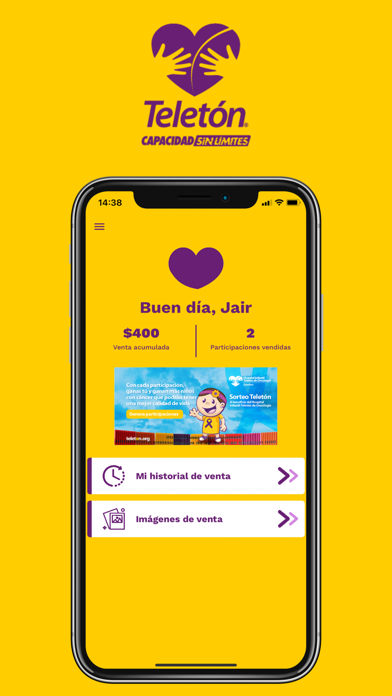 Sorteo Teletón Screenshot