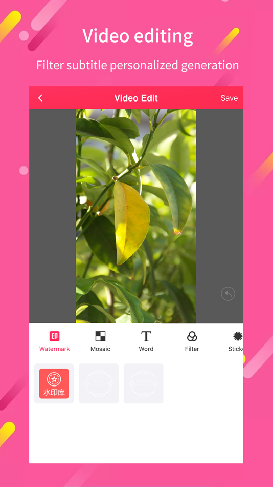 #5. Watermark video Maker (iOS) 来自: Changsha yuanli network technology co. LTD.