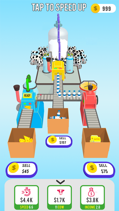 Idle Milk Factory Screenshot