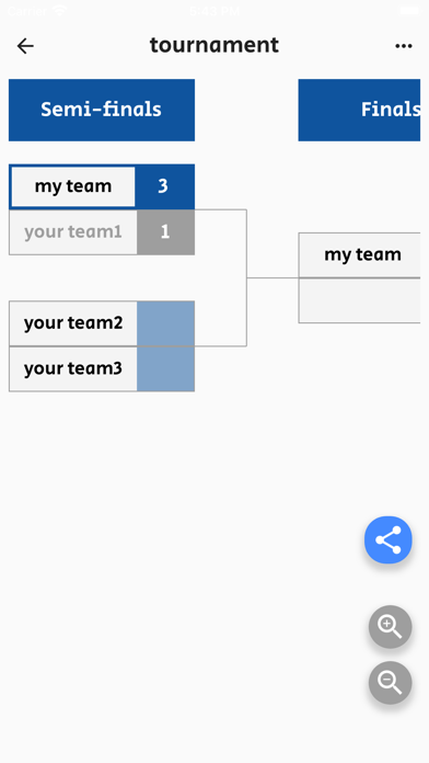 make League tournament bracket Screenshot