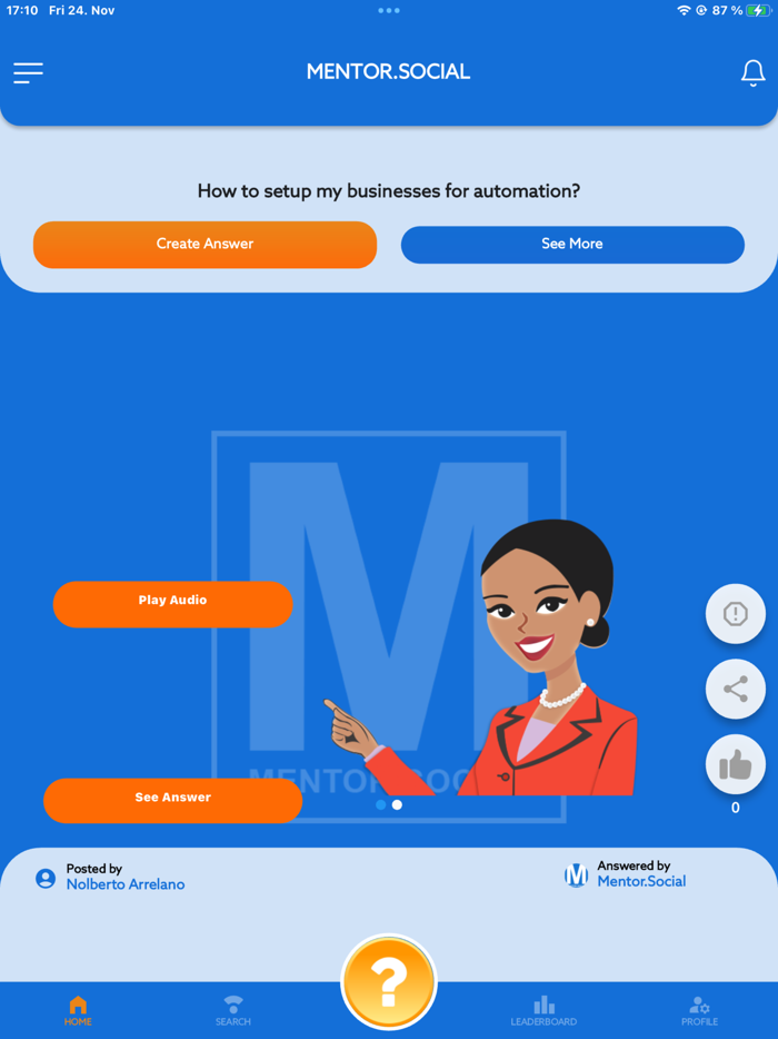 Mentor Social Mentor App