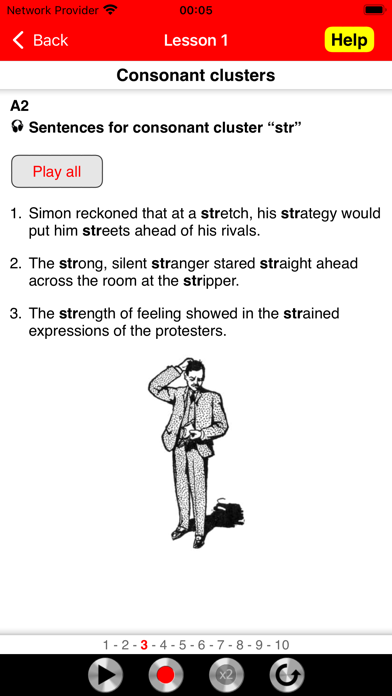 Fluent English Speech Screenshot