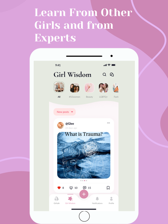 Girltelligence iPad screenshot 4 - Lifestyle app