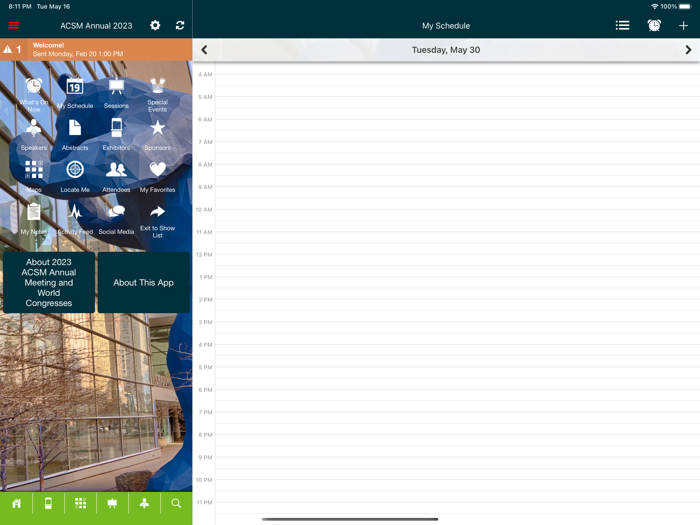 ACSM Conferences and Meetings