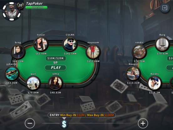 Tap Poker Social iPad app afbeelding 2