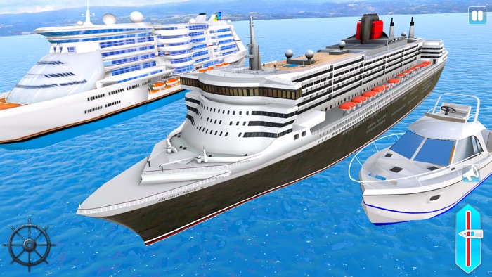 Cruise ship 3d pick and drop