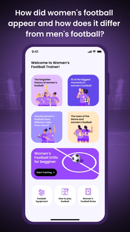 Football - Women Training App