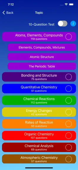 Game screenshot ChemQuiz - AQA GCSE Chemistry apk