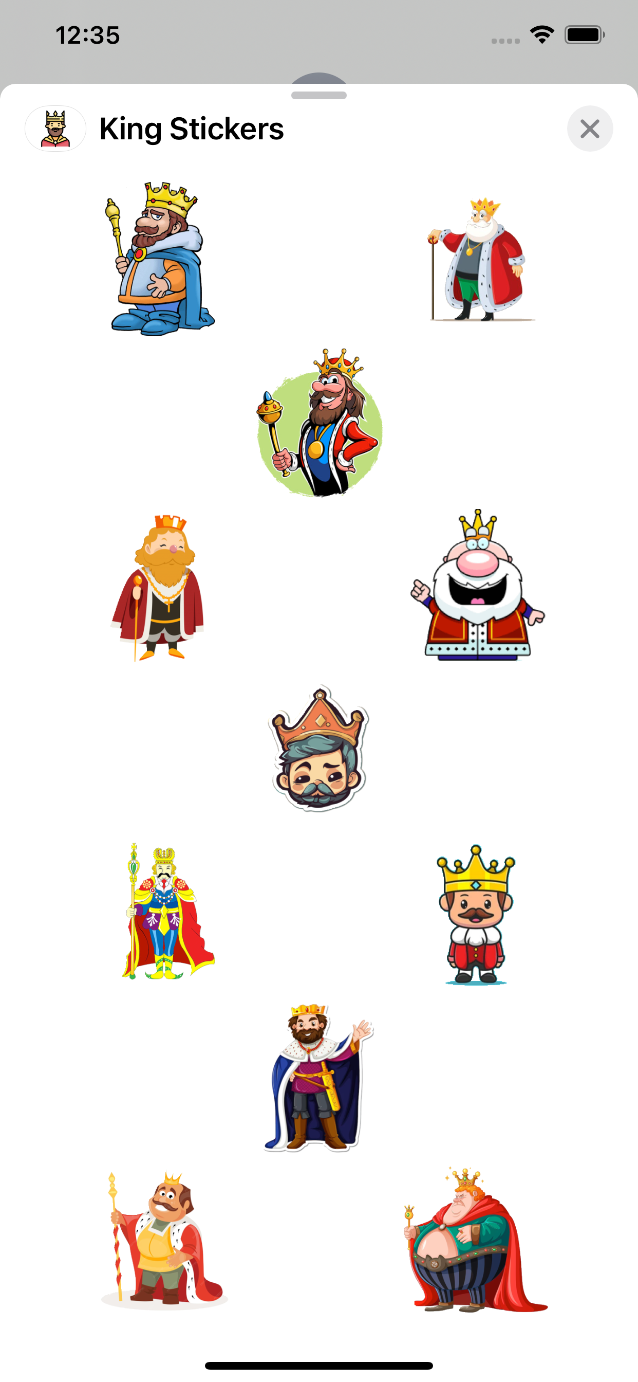 King Stickers