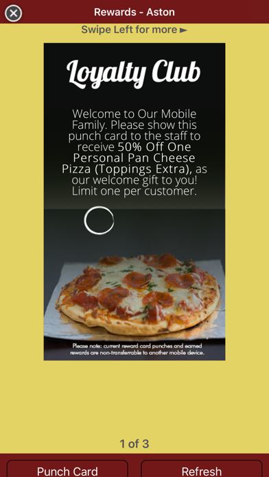 Cocco’s Pizza Aston Screenshot