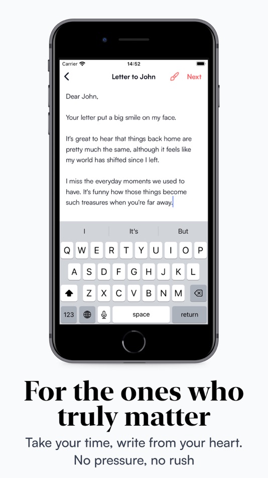 #2. LetterMe: Send Virtual Letters (iOS) Podle: Angel Perez