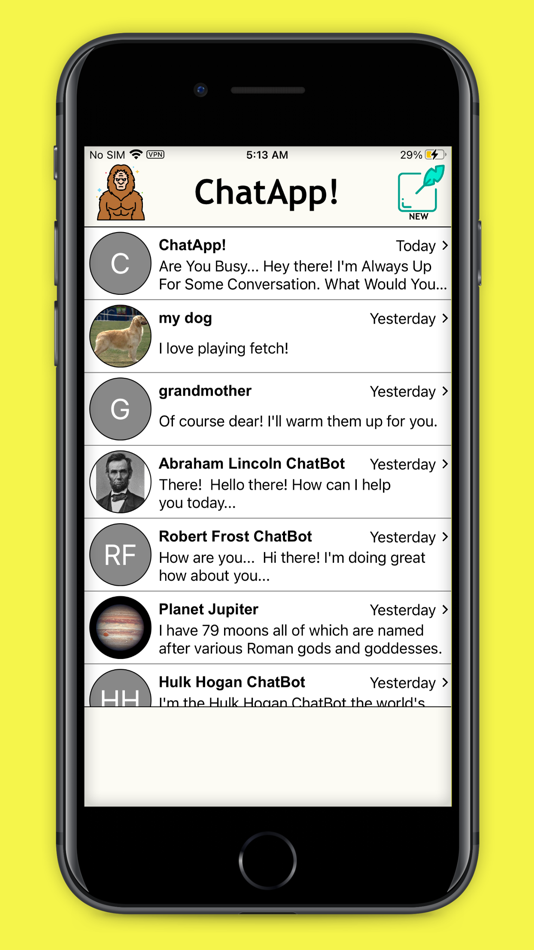 #1. ChatApp! (iOS) Podle: Nathan Sobol
