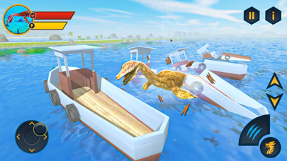 Sea Monster Game-City Dinosaur Screenshot